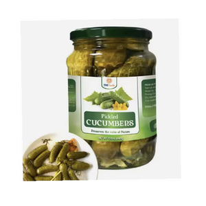 Concombres entiers marinés de qualité supérieure, savoureux et très demandés, fabriqués au Vietnam, emballage personnalisé, meilleur prix. - Product Image 1
