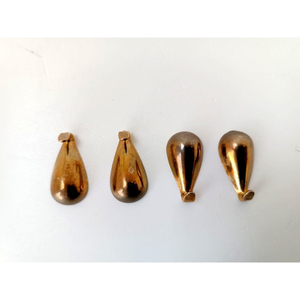 Metal <b>Wall</b> Decorative <b>Clothes</b> Hanger For Coat Hooks for Room and Handmade Use for Hot Sale Tear Drop Shape Brass Made Hanger - Product Image 4