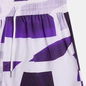 High Quality 100% Polyester Sublimation Mesh Shorts Men Summer Casual Beach Quick Dry Customized Logo Drawstring Closure - Product Image 4