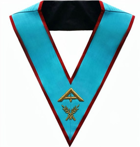 1st Guard - Offcer Collar - AASR Badge magnétique simple et tendance avec perles brodées à la main - Product Image 5