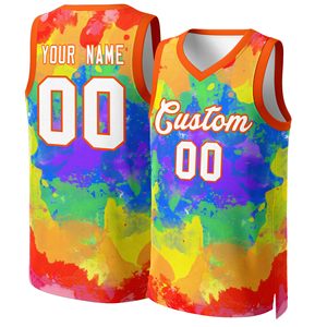 Buy High Quality Quick Dry Sublimation Basketball Jerseys Custom Printed Team Jersey For Basketball Training Match Sports Events - Product Image 1