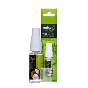Nature's Gift - Refrescante Bucal de Aceite de Coco Virgen, 20 ml - Product Image 1