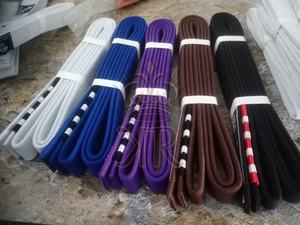 Ceinture de Jiu-Jitsu noire TKD de 4 cm de largeur, niveau professionnel Divisa, arts martiaux, karaté, judo, 3 m avec qualité supérieure - Product Image 2