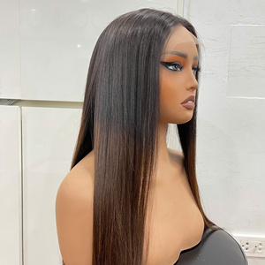 SUPER PROMO Extensions de cheveux 100% naturels Noir Brun Lisse Baguette Double Drawn Perruque à bonnet Double Drawn Grand Fournisseur Sans nœuds - Product Image 2