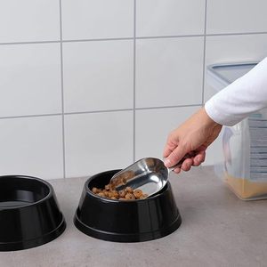 Juego de cucharas de lujo de acero inoxidable para hielo, cuchara metálica para alimentos, para hielo, dulces, café, harina, azúcar, cuchara de servir para cocina - Product Image 5