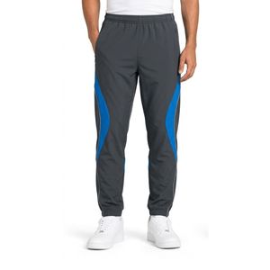 Pantalones Deportivos 100% Poliéster para Hombre, Corte Ajustado, con Inserciones Laterales Curvas, Diseño Contemporáneo Personalizado - Product Image 1