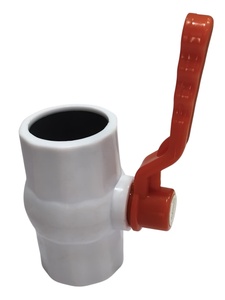 Válvula de Bola de Plástico PVC Nirmit con Manija Larga, Operación Manual, Personalizable OEM, Control de Agua para Riego, Sellado EPDM, 100 psi - Product Image 1