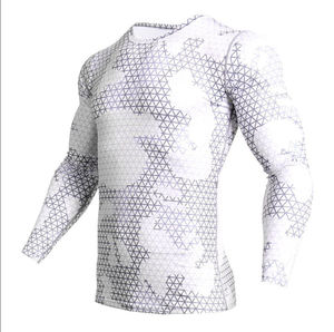 Green And Brown Striped Long Sleeve Rash Guard Quick Dry Polyester Unisex Adult <b>Swim</b> Shirt Sport <b>Top</b> - Product Image 1