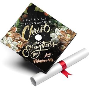 ที่ประดับหมวกสำเร็จการศึกษาปี 2025 รุ่น Once Upon a Time ดีไซน์หรูหรา ประดับด้วยดอกไม้ - Product Image 1