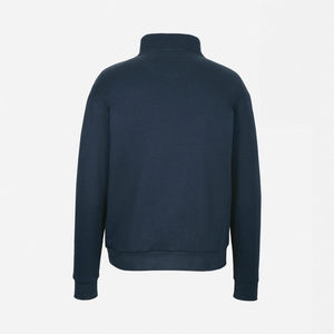 Hot Selling 100% Cotton 420grams Fleece Lined Sweatshirts Casual Wear High Neck Oversized Quarter Zipper Sweatshirts For Unisex - Product Image 3