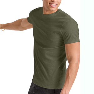 T-shirt 100% coton respirant, écologique, anti-plis, personnalisé, style streetwear, grande taille homme, manches courtes, en vente - Product Image 4