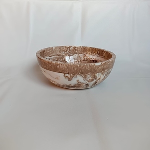 Bol à salade en résine en gros d'usine avec motif artistique fait main pour servir les fruits, idéal pour les hôtels, restaurants, buffets et la maison - Product Image 3