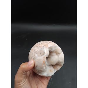 Boule de cristal de calcite naturelle indonésienne, 8-10 cm, sphère polie pour décoration et collection - Product Image 4