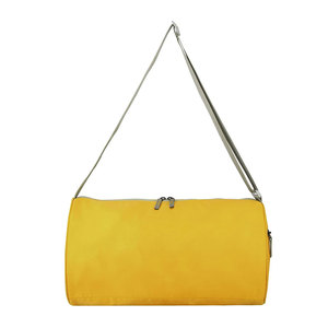 <b>Yellow</b> Genuine Leather Multi-function Duffel <b>Bag</b> Zipper Closure Shoulder Strap Lightweight Portable Sports Travel Exercise - Product Image 3