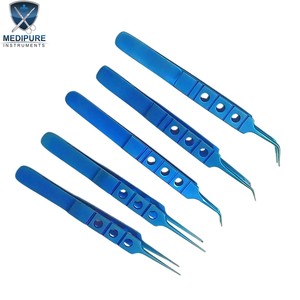 Pinzas Oftálmicas de Alta Calidad de Acero Inoxidable, Instrumento Microquirúrgico de Precisión para Cirugía Ocular - Product Image 3