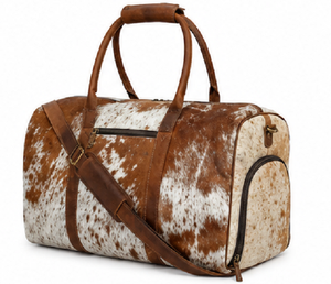 Cowhide Leather Duffel Bag Luxury Travel Bag Vintage Weekender Overnight Luggage <b>Handmade</b> Gym Bag High Quality Sport <b>Clothes</b> - Product Image 4