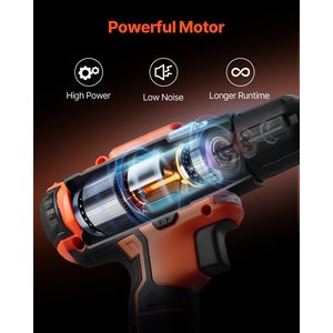 Kit Combo 2 Utensili Cordless 12V Max, Set Compatto di Trapano Elettrico e Avvitatore a Impulsi, Include Trapano da 3/8 e Avvitatore a Impulsi da 1/4 - Product Image 4