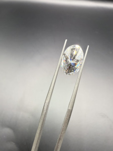 Diamant ovale cultivé en laboratoire, couleur E, pureté VVS2, certifié IGI, diamant non monté pour la fabrication de bijoux, vente en gros, bague de fiançailles - Product Image 2