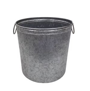 กระถางเหล็กทรงกลมแบบหรูหราขนาดกลาง รุ่นออกโซไดซ์ สำหรับตกแต่งบ้าน ปลูกดอกไม้ ใช้ได้ทั้งภายในและภายนอกอาคาร ขายส่ง - Product Image 3