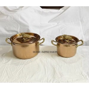 Juego de Ollas y Sartenes de Acero Inoxidable Martillado de Estilo Europeo de Lujo, Ecológico, Apto para Cocina de Gas e Inducción, para el Hogar y Hoteles - Product Image 1