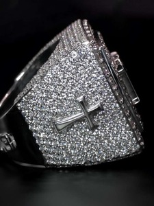 Bague de fiançailles de luxe pour homme en moissanite, très demandée, bijou étincelant pour occasions spéciales, en promotion - Product Image 5
