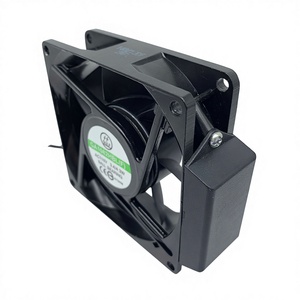 พัดลมระบายอากาศแบบแกน AC ขนาด 80x80x25 มม. ความเร็ว 4000 รอบต่อนาที โครงอะลูมิเนียม - Product Image 3