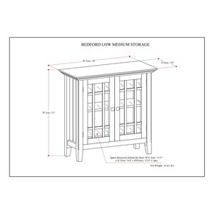 Mobiletto porta TV Bedford color marrone chiaro dorato con contenitore basso per soggiorno - Product Image 6