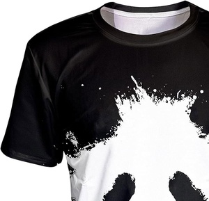 เสื้อยืดกีฬาผ้าคอตตอนแห้งเร็วสำหรับผู้ชายเสื้อกอล์ฟระบายอากาศได้ดีพิมพ์ลายกำหนดเองได้100% - Product Image 5