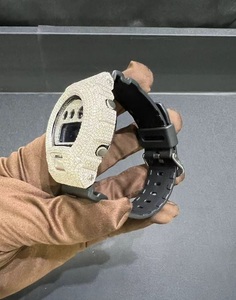 Montre automatique Premium DAZZLING JEWELS, mouvement automatique, style hip-hop, sertie de diamants Moissanite, alarme GPS, analogique, acier inoxydable, mode unisexe - Product Image 3
