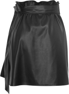 Nouvelle Collection 2026 – Jupe Vintage en Daim Taille Haute Marron, en Véritable Peau de Mouton, Modèle Plissé - Product Image 2