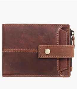 Porta Pasaportes de Cuero Genuino SUPERIOR TRADERZ con Bloqueo RFID y Cierre de Cremallera - Cartera Multifuncional para Tarjetas de Crédito y Documentos - Product Image 4