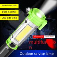Lampu Kerja COB 120lm Murah dan Kompetitif, Dapat Diisi Ulang, Dilengkapi Palu Pengaman dan Magnet