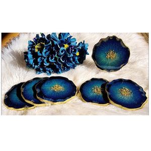 ที่รองแก้วเรซิ่นดีไซน์ใหม่ หลายสี คุณภาพดีที่สุด พร้อมปรับแต่งขนาดได้ - Product Image 2