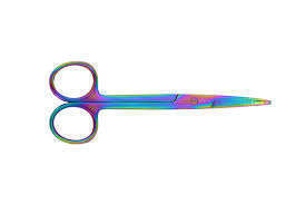 กรรไกรผ่าตัดเหล็กตรงแบบไม่มีคม ขนาด 12 ซม. สำหรับใช้ในห้องปฏิบัติการทางการแพทย์ ความแม่นยำสูง ได้รับมาตรฐาน CE SurgiRight - Product Image 2