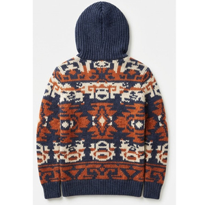 Sweat à capuche d'hiver en jersey de coton épais haute densité, personnalisé en usine, impression numérique, style vintage délavé à l'acide, décontracté pour homme - Product Image 5