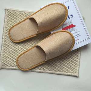 New Modern Breathable <b>Slippers</b> Solid Color Casual <b>Slippers</b> Spa <b>Slippers</b> for Guests Hotel Travel Unisex Universal Size Washable - Product Image 1