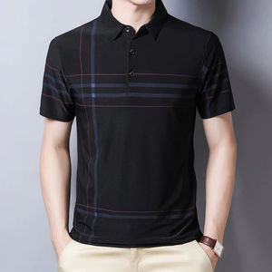 Polos très demandés, polos pas chers, nouveau design, couleur unie, coton, manches courtes, polos personnalisés pour hommes, logo personnalisé - Product Image 3
