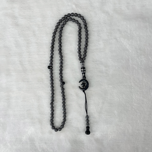 ลูกปัดเรซิ่นสีเหลืองอำพัน ทัสบีฮ์ เทสบีฮ์ 99 เม็ด ขายส่ง ลูกปัดพลาสติกขนาด 7 มม. ลูกประคำพลาสติกเรซิ่น ทัสบีฮ์ มุสลิม อิสลาม ลูกประคำสำหรับสวดมนต์ - Product Image 1