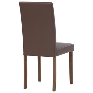Ready Stock High Quality Cheap Modern Flat Pack Easy Clean <b>Dining</b> <b>Chair</b> with Vinyl Upholstered for Home Furniture - Product Image 4
