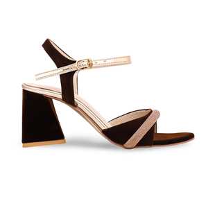 รองเท้าแตะแฟนซีส้น FN5813สีน้ำตาล - Product Image 3