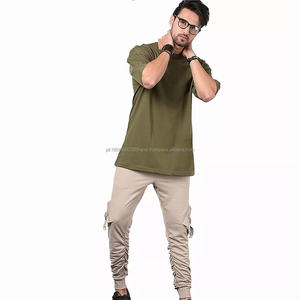 เสื้อยืดทรงหลวมแห้งเร็วสำหรับผู้ชาย ผลิตจากผ้าโพลีเอสเตอร์ระบายอากาศได้ดี เหมาะสำหรับออกกำลังกาย วิ่ง และสวมใส่ลำลอง - Product Image 5