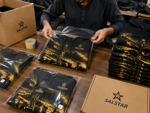 เสื้อฮู้ดสีดำลายกราฟิกสีทองสำหรับปาร์ตี้ฮาโลวีน สั่งทำได้ พร้อมปักโลโก้แบรนด์  ขายส่งจากโรงงาน - Product Image 5