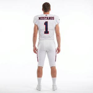 Ensemble d'uniformes de football américain pour jeunes en maille de spandex épaisse personnalisée, taille 6XL, avec rembourrage, maillot et pantalon de jeu, fabrication OEM de vêtements de sport pour équipes - Product Image 2