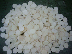 Bouton vierge en nacre naturelle blanche de rivière - Product Image 5