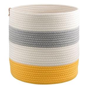 Panier à linge en coton pliable, durable, moderne et éco-responsable, grande capacité, design gain de place pour la maison - Product Image 2