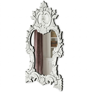 Espejo Decorativo de Pared Estilo Barroco Veneciano |   Espejo Decorativo de Estilo Antiguo de Lujo para Sala de Estar, Vestíbulo de Hotel y Decoración de Interiores del Hogar - Product Image 1