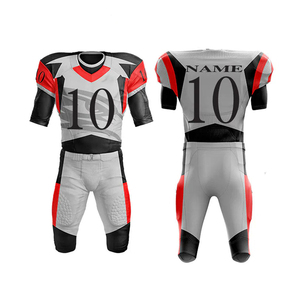 Ensemble d'uniformes de football américain personnalisés avec nom, numéro et logo, pour l'entraînement, la pratique et les tournois, vêtements d'équipe - Product Image 1
