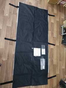 Sac mortuaire forensique noir en PVC Fingerprint Master avec fermeture éclair et sangles pour l'emballage funéraire - Product Image 4
