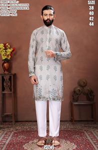 Royal Noir <b>Kurta</b> - Product Image 3