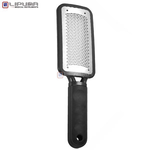 Juego de limas de uñas compactas de plástico negro personalizadas para viaje, grano 100/180, con estuche protector, limas de uñas mini de doble cara. - Product Image 5